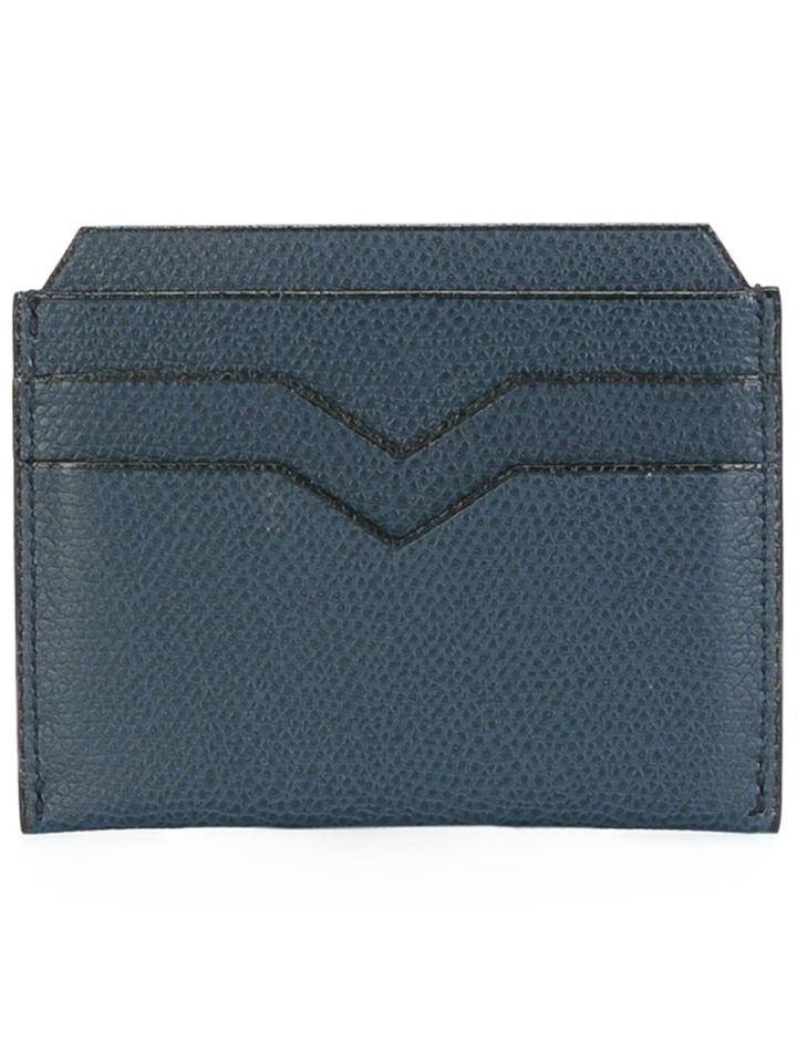 Valextra Costa Card Case - Blue