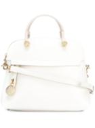 Furla Plain Shoulder Bag, Women's, White, Leather