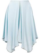 See By Chloé Uneven Draped Skirt - Blue