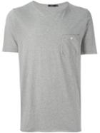 Bassike Patch Pocket T-shirt, Men's, Size: Small, Grey, Organic Cotton