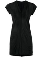 Rick Owens Drkshdw - Sheer T-shirt - Women - Cotton - M, Black, Cotton