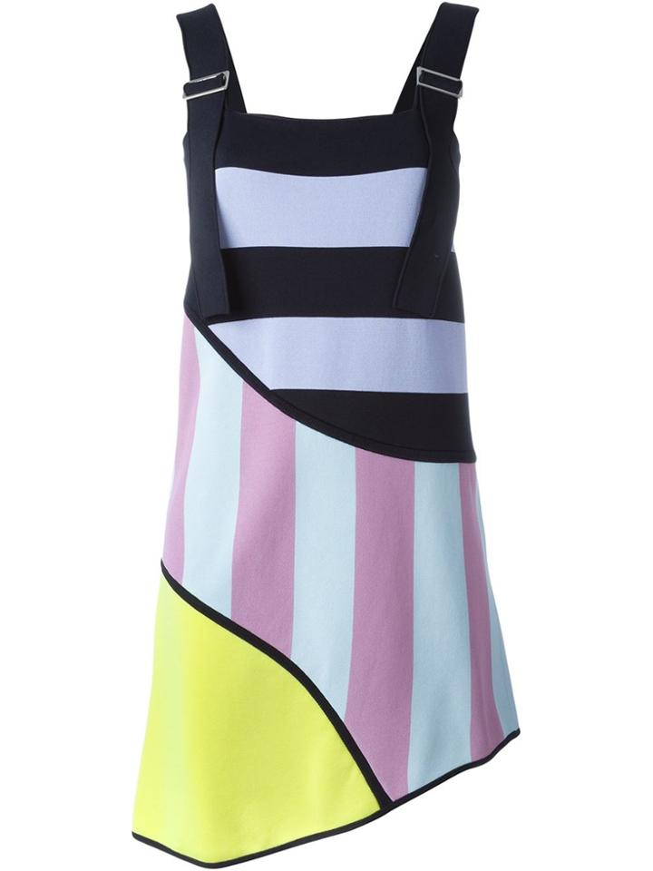 Iceberg Curved Hem Dress - Blue