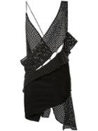 Anthony Vaccarello Woven Asymmetric Dress