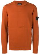 Stone Island Shadow Project Classic Knit Sweater - Orange