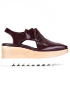Stella Mccartney 'elyse' Cut-out Shoes - Red