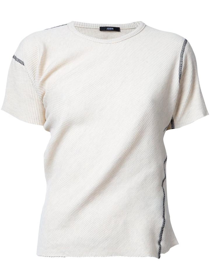 Assin 'rib Twist' T-shirt