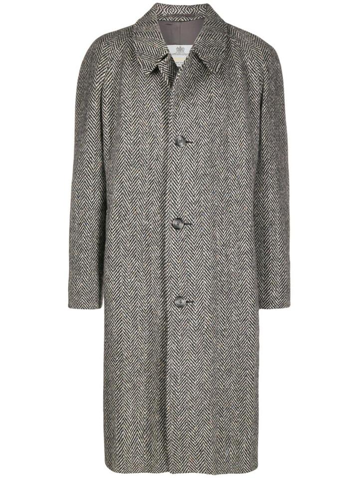 A.n.g.e.l.o. Vintage Cult 1990's Aquascutum Coat - Black