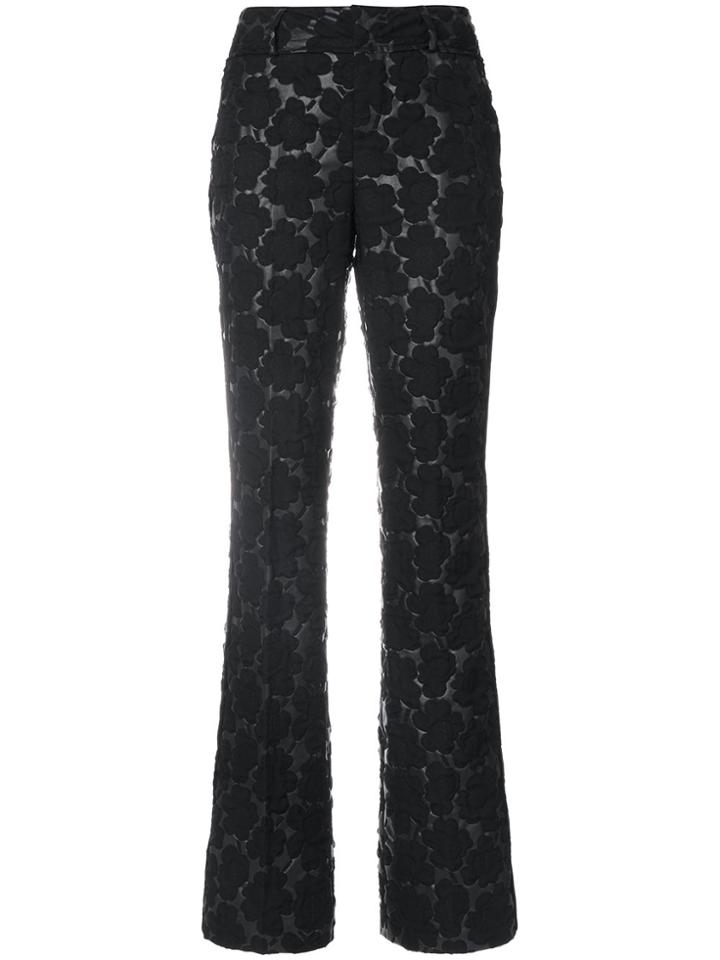 Marni Floral Quilted Trousers - Black