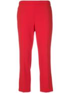 Theory Cropped Trousers - Red