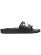Palm Angels Logo Slides - Black
