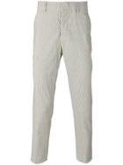 Dondup Woven Stripe Trousers - Nude & Neutrals