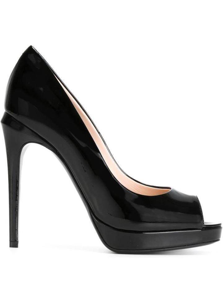 Fendi Peep Toe Pumps