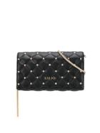 Liu Jo Faux Leather Clutch Bag - Black