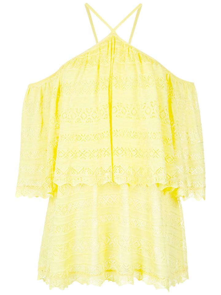 Cecilia Prado Rubi Knit Blouse - Yellow & Orange
