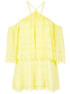 Cecilia Prado Rubi Knit Blouse - Yellow & Orange