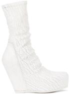 Rick Owens Sock Wedge - White