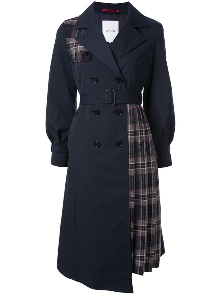 Loveless Deconstructed Coat - Blue