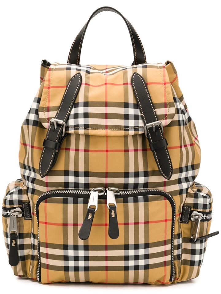 Burberry Vintage Check Medium Rucksack - Neutrals