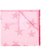 Stella Mccartney Star Print Scarf - Pink