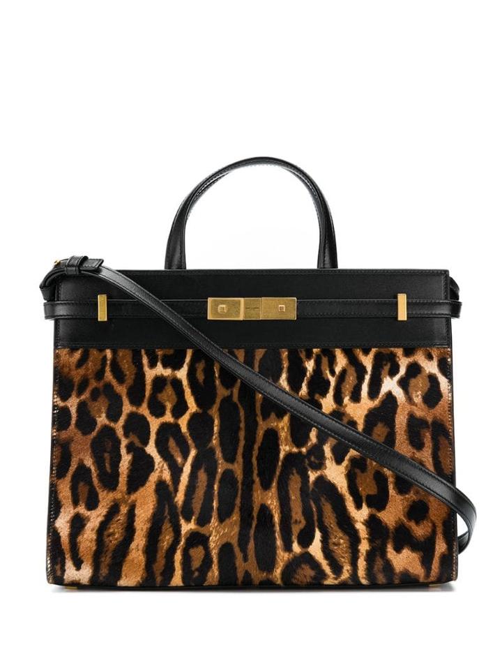 Saint Laurent Manhattan Small Bag - Brown