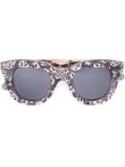 Cutler & Gross Leopard Print Sunglasses