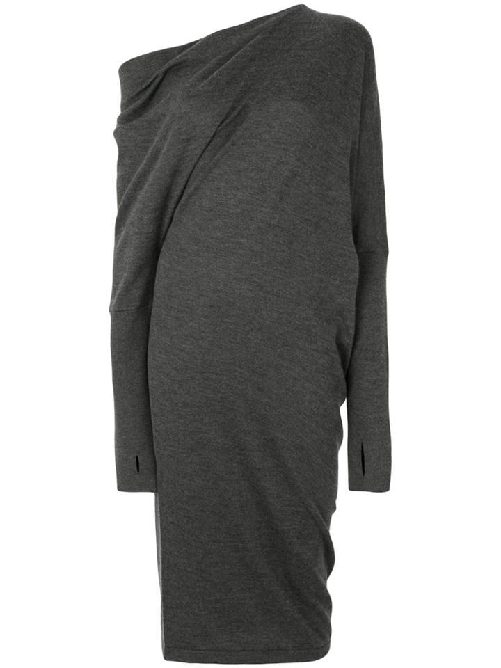 Tom Ford One-shoulder Dress - Grey