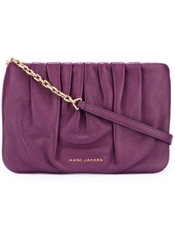 Marc Jacobs Gathered Crossbody Bag, Women's, Pink/purple