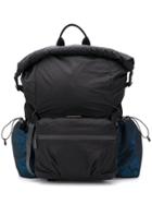 Bottega Veneta Fold-top Backpack - Black