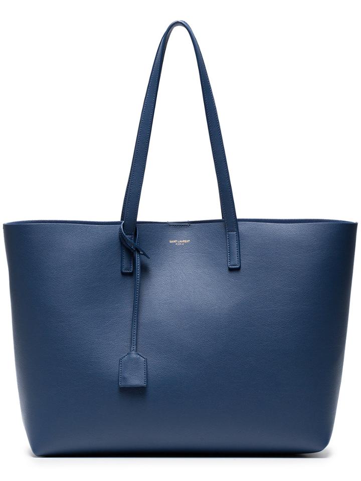Saint Laurent Blue Shopper Tote