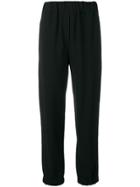Smarteez Fitted Track Pant Trousers - Black