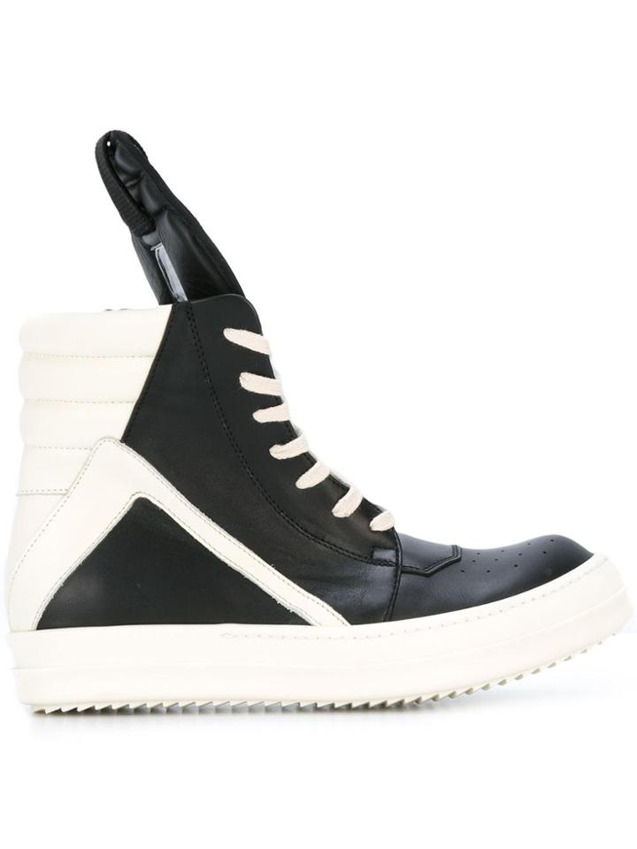 Rick Owens 'geo Basket' Sneakers - Black