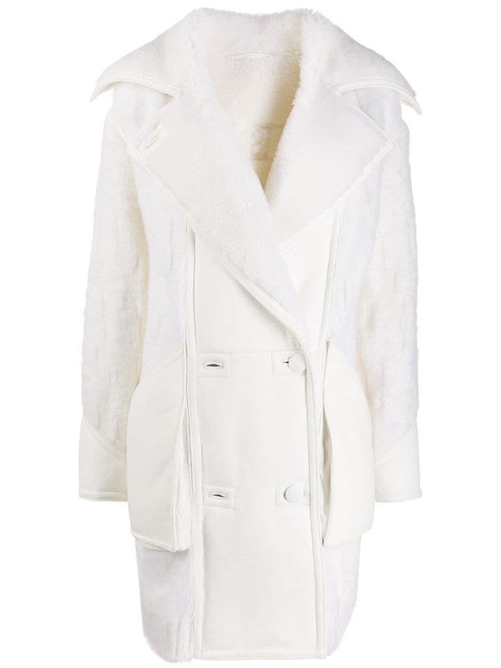 Iceberg Double-breasted Coat - White
