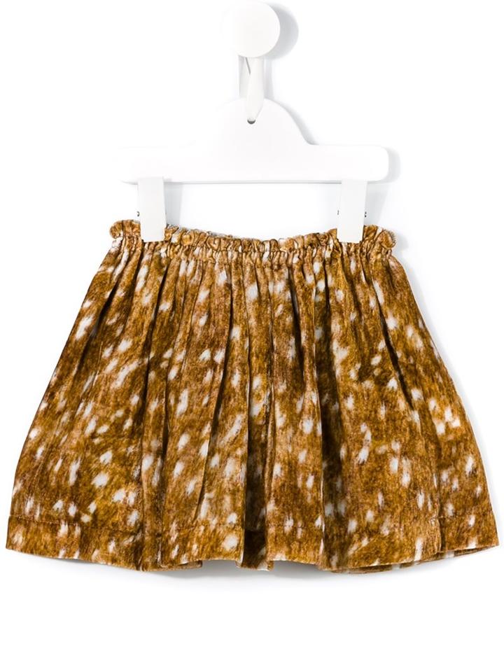 Anne Kurris 'trixy' Velvet Skirt, Girl's, Size: 10 Yrs, Brown