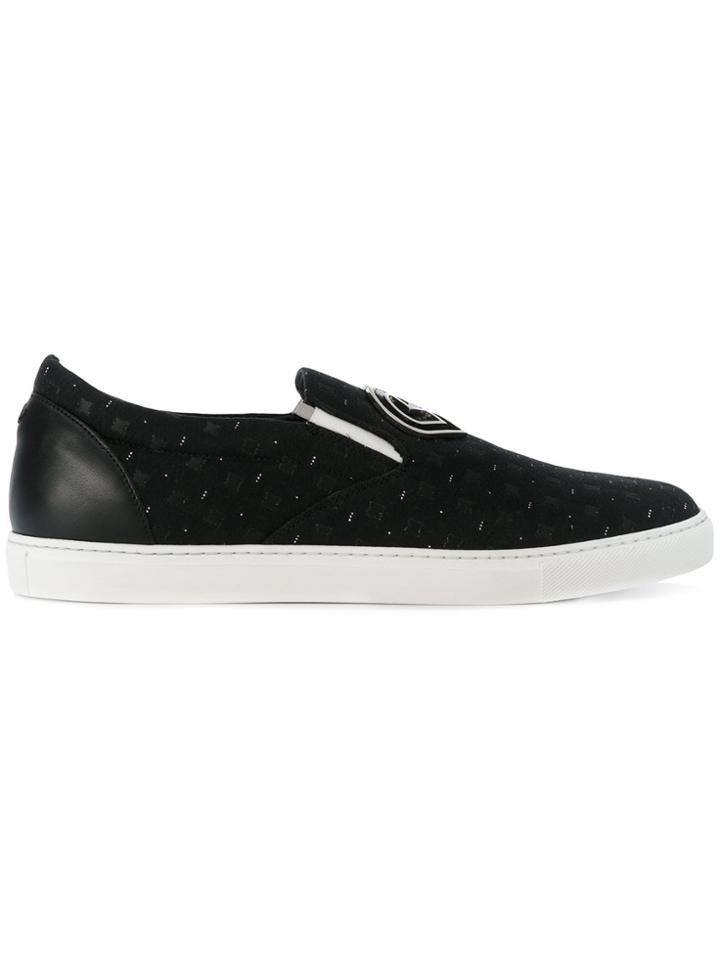 Dsquared2 Logo Slip-on Sneakers - Black