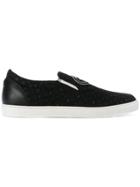 Dsquared2 Logo Slip-on Sneakers - Black