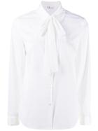 Red Valentino Pussy Bow Blouse - White