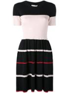 Chinti And Parker - Colour Block Dress - Women - Silk/cotton - M, Blue, Silk/cotton