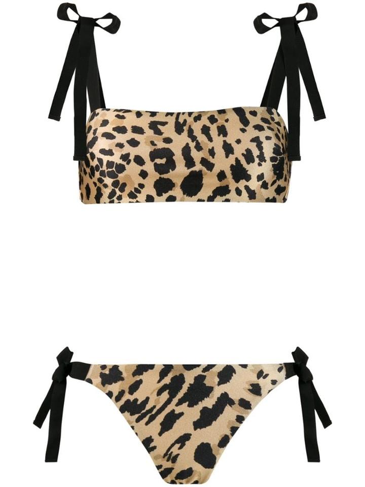 Zimmermann Leopard-print Bikini - Neutrals