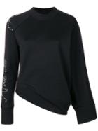 Y-3 Y-3 Adidas X Yohji Yamamoto Angled Waist Slogan Sweater - Black