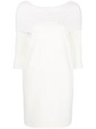 Twin-set Short Fitted Dress - White