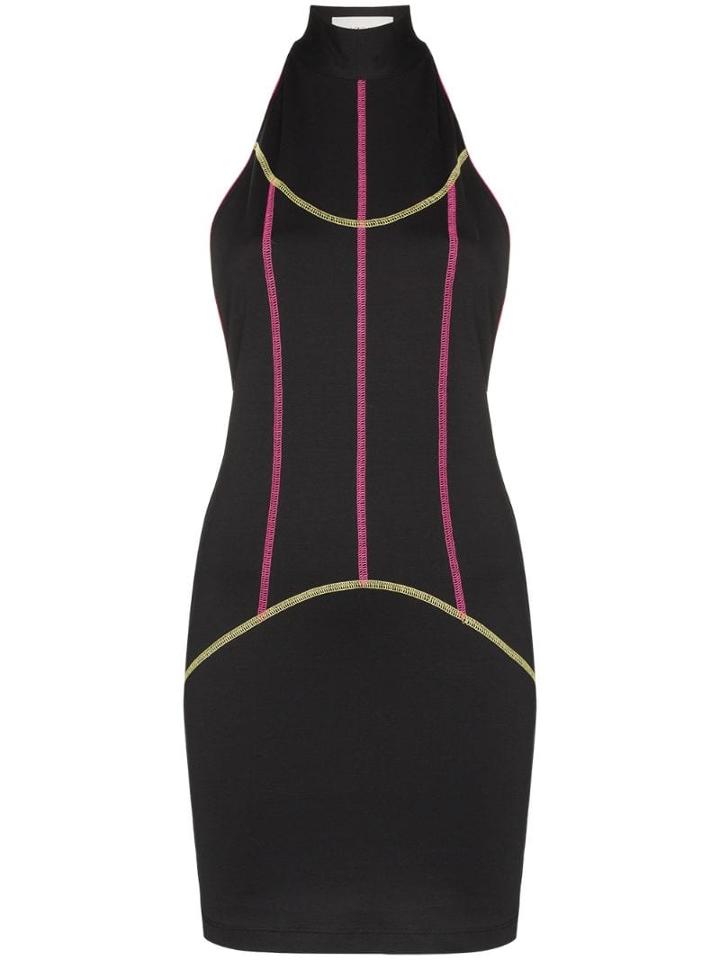 Kirin Peggy Gou Contrast-piping Mini Dress - Black