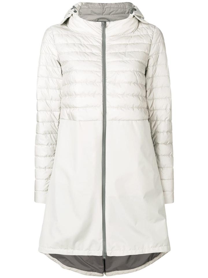 Herno Padded Panel Coat - Grey