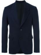 Neil Barrett Two Button Blazer, Men's, Size: 52, Blue, Cotton/polyester/viscose