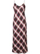 Vince Checked Cami Dress - Red