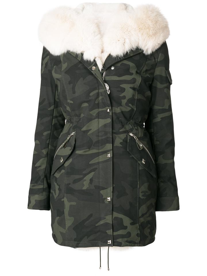 Philipp Plein Gallery Row Parka - Green