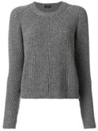 Roberto Collina Rib Knit Sweater - Grey
