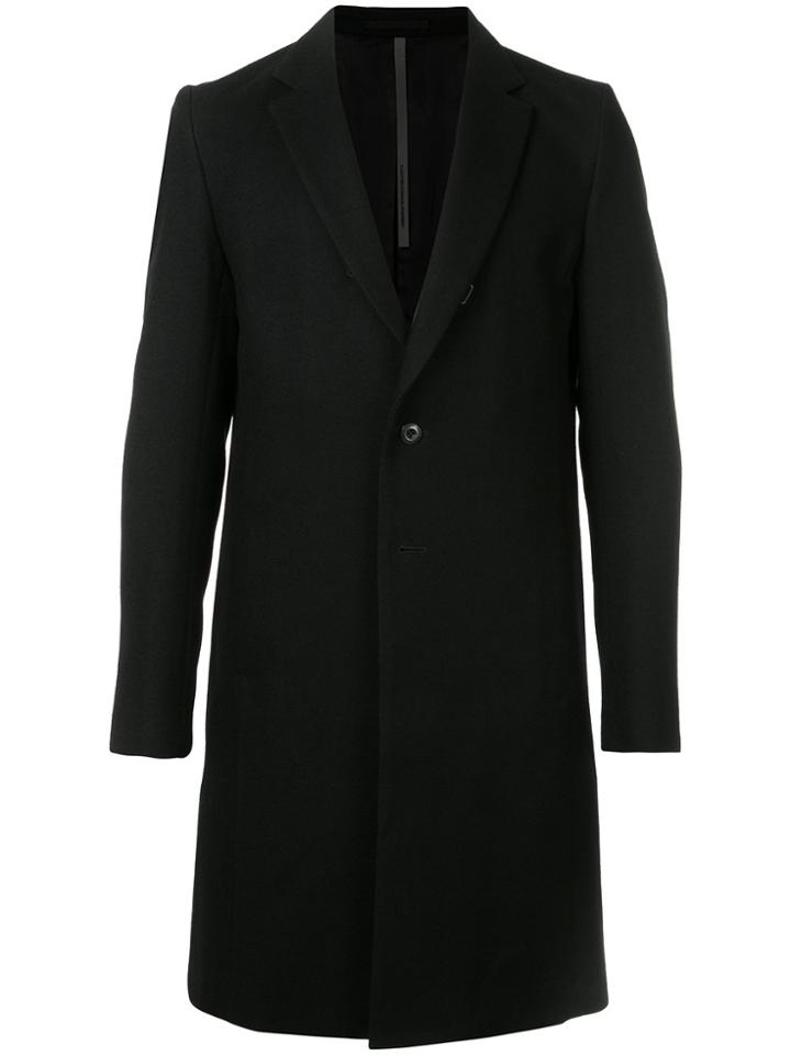 Kazuyuki Kumagai Single Breasted Coat - Black