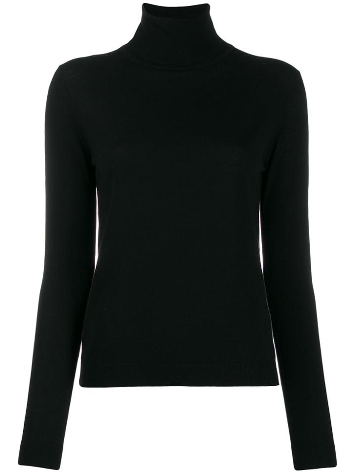 Aspesi Turtleneck Fine Knit Jumper - Black