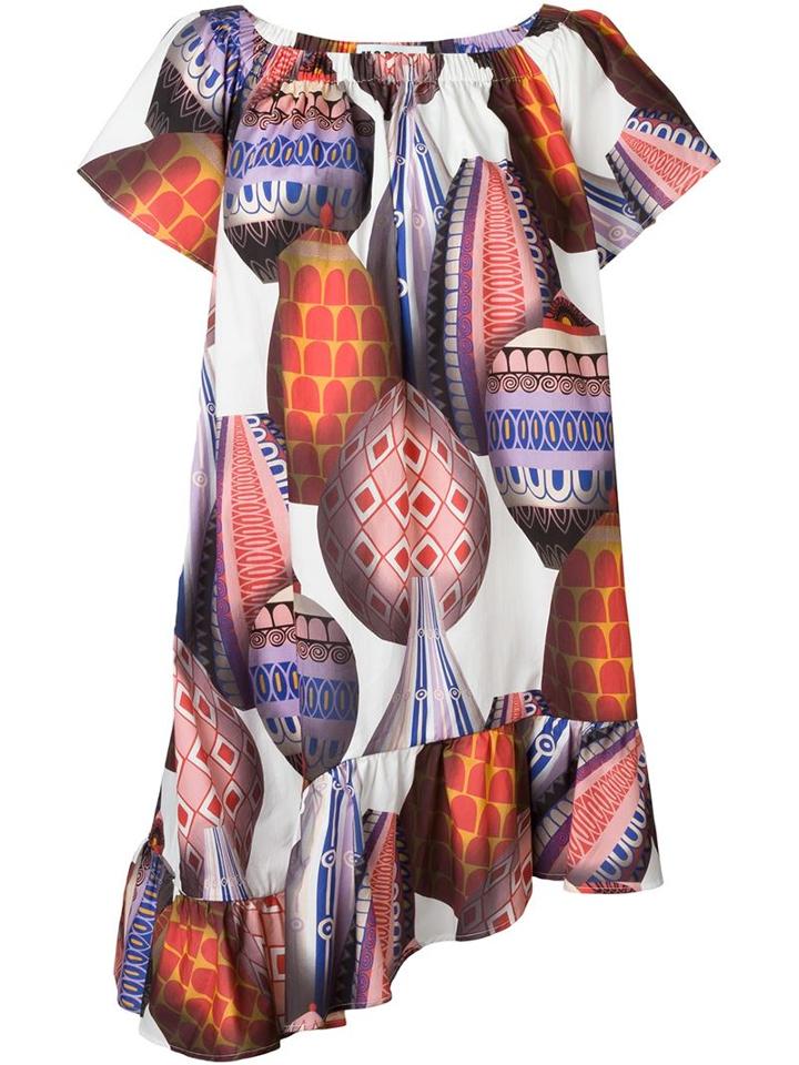 Msgm Ruffle Hem Dress