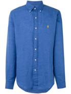 Polo Ralph Lauren - Classic Shirt - Men - Linen/flax - S, Blue, Linen/flax